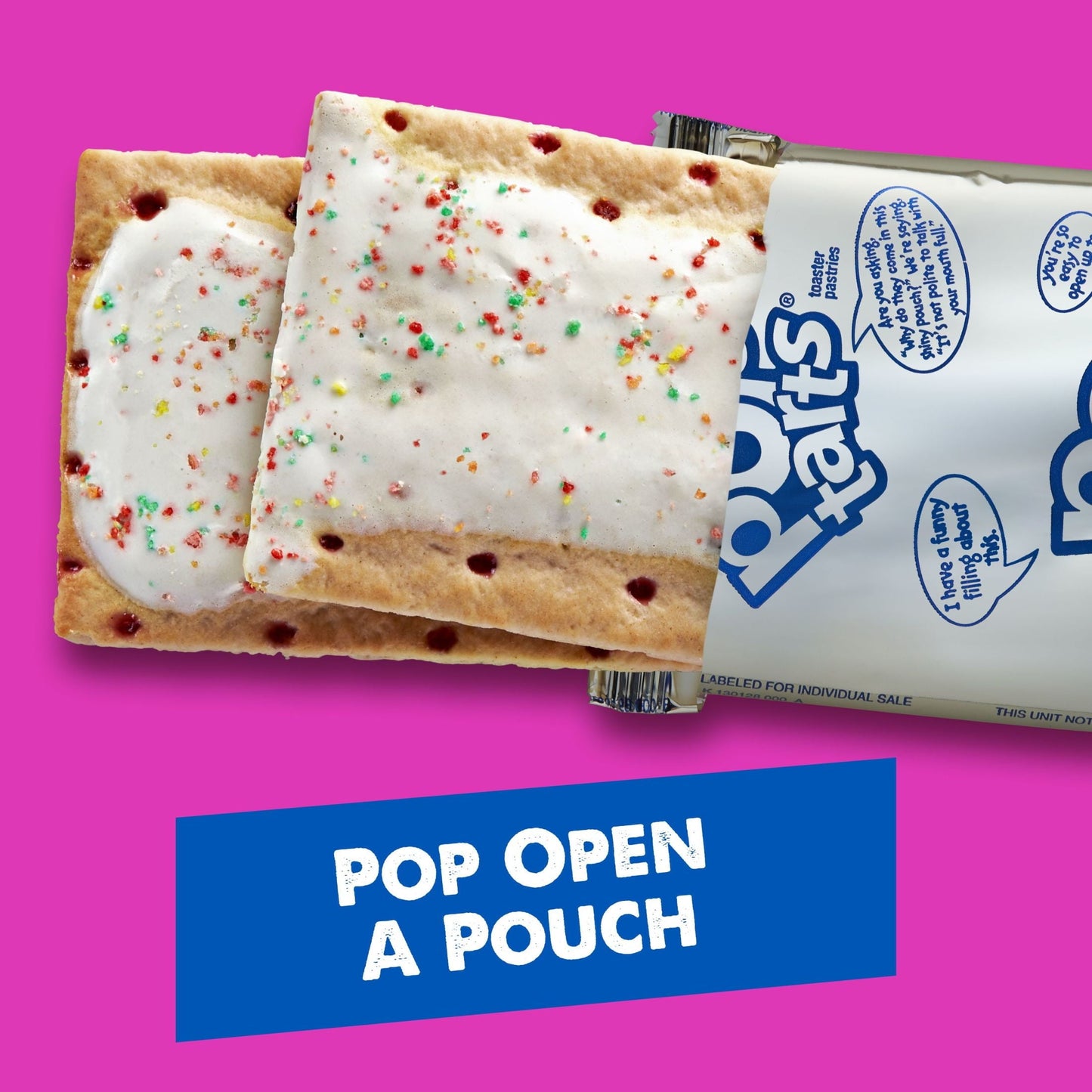 Pop-Tarts Frosted Strawberry Instant Breakfast Toaster Pastries, 27 oz, 16 Count Box