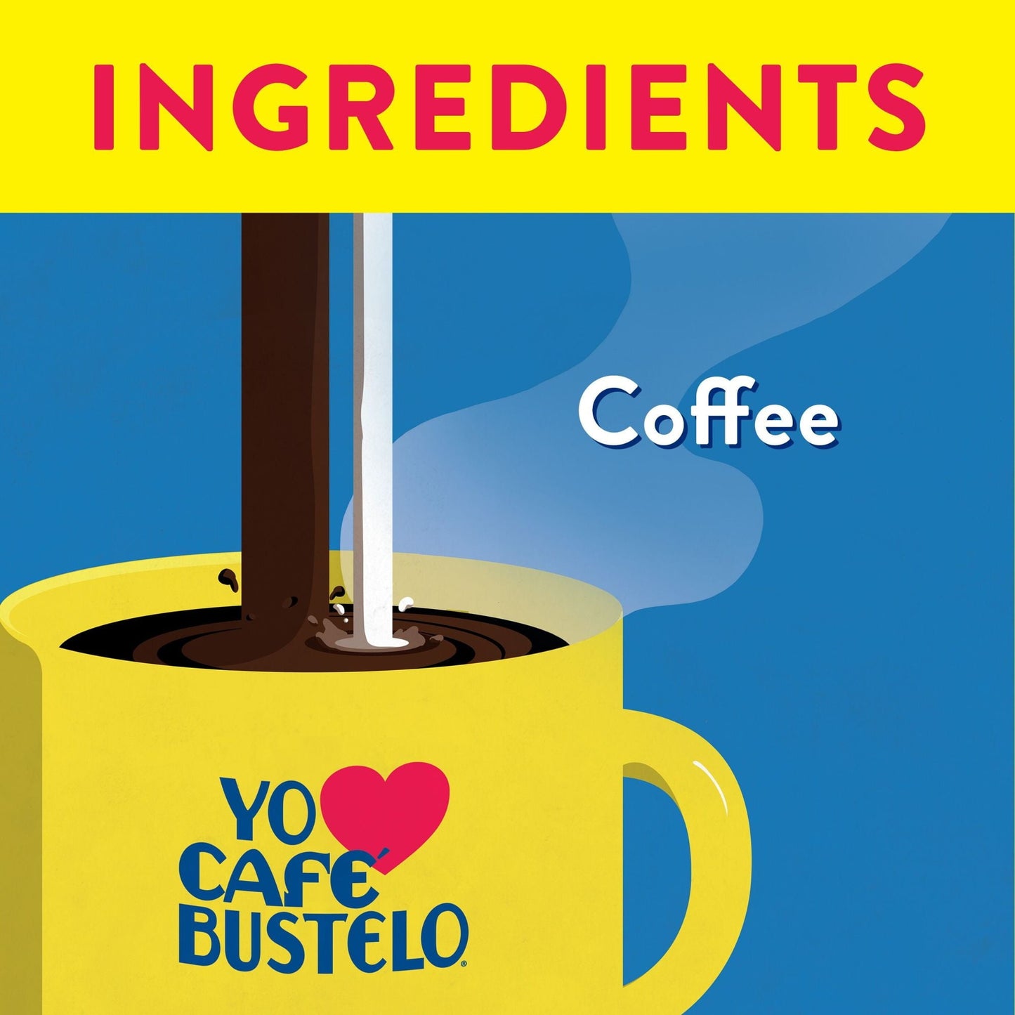 Café Bustelo Ground Coffee, Dark Roast, 16-Ounce Brick