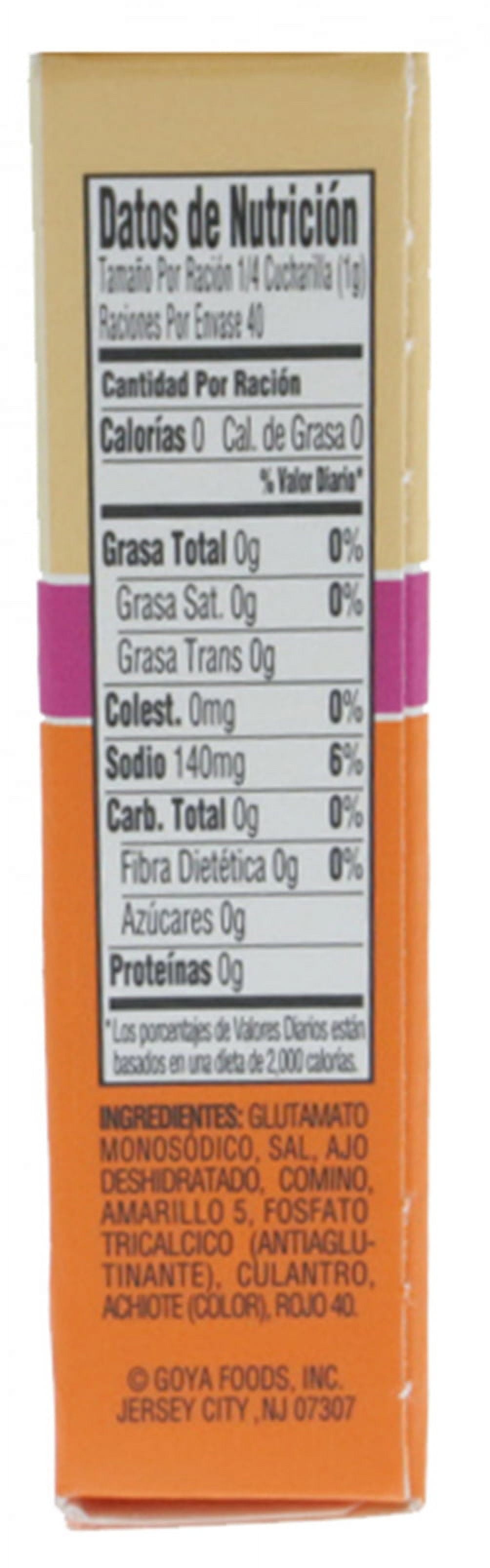 GOYA Sazon Coriander & Annatto Seasoning 1.41 Oz