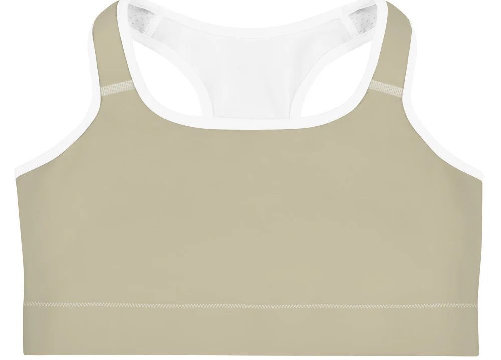 SOLID COLOR SPORTS BRA