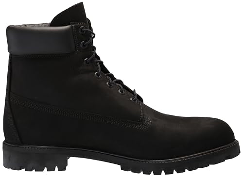 Timberland Men's 6" Premium Waterproof Boot, Black Nubuck-New 2024, 10
