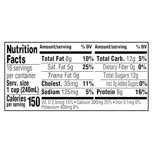 Fresh, Whole Milk, 1 Gallon, 128 Fl Oz (Previously Happy Belly, Packaging May Vary)