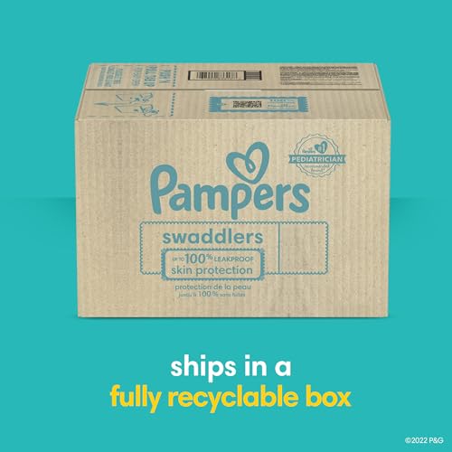 Pampers Swaddlers Diapers - Size 6, One Month Supply (108 Count), Ultra Soft Disposable Baby Diapers