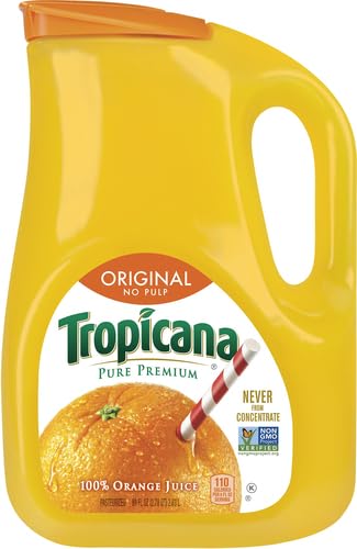 Tropicana, Orange Juice, No Pulp, 89 oz