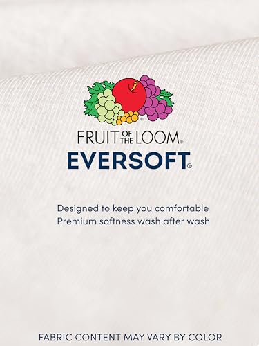 Fruit of the Loom Men's Sleeveless Tank A-Shirt, Tag Free & Moisture Wicking, Ribbed Stretch Fabric, 6 Pack-Assorted Colors, X-Large
