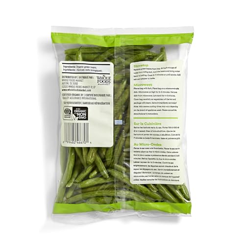 365 by Whole Foods Market, Bean Green Microwave Trimmed Organic, 12 Ounce