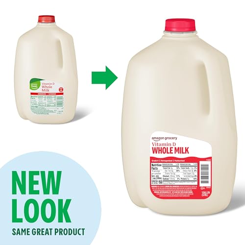 Fresh, Whole Milk, 1 Gallon, 128 Fl Oz (Previously Happy Belly, Packaging May Vary)
