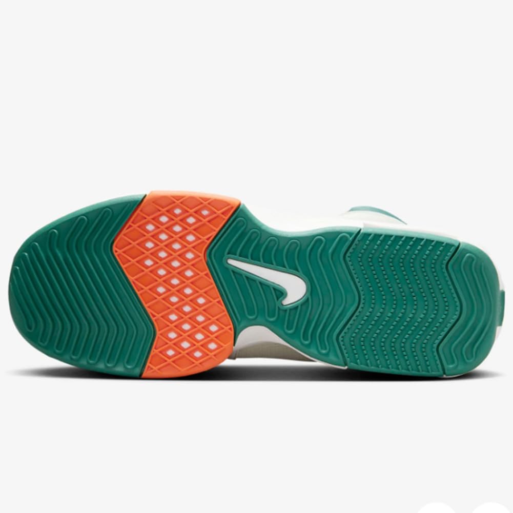 Nike Lebron Witness 8 Basketball Shoes (FB2239-101, SAIL/BICOASTAL/Campfire Orange/Safety Orange) Size 14