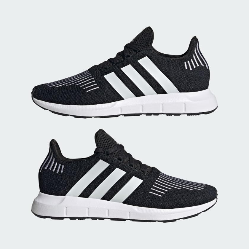 adidas Men's Swift Run 1.0 Shoes Sneaker, Core Black/White/White