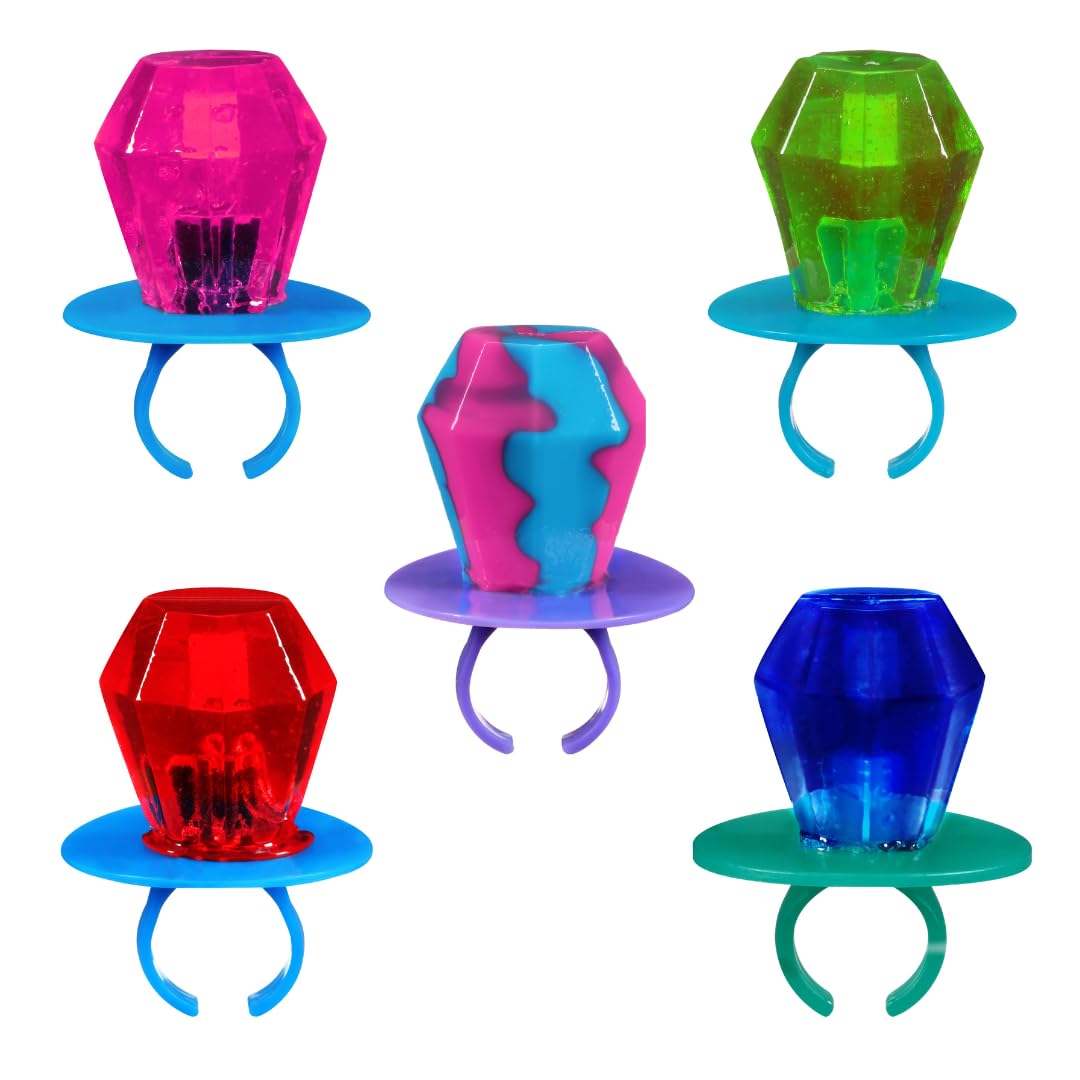 Ring Pop Candy Lollipops - Individually Wrapped Bulk Lollipop Variety Party Pack – 20 Count Suckers w/ Assorted Flavors - Fun Candy for Kids - Hard Candy for Party Favors, Birthdays & Goodie Bags