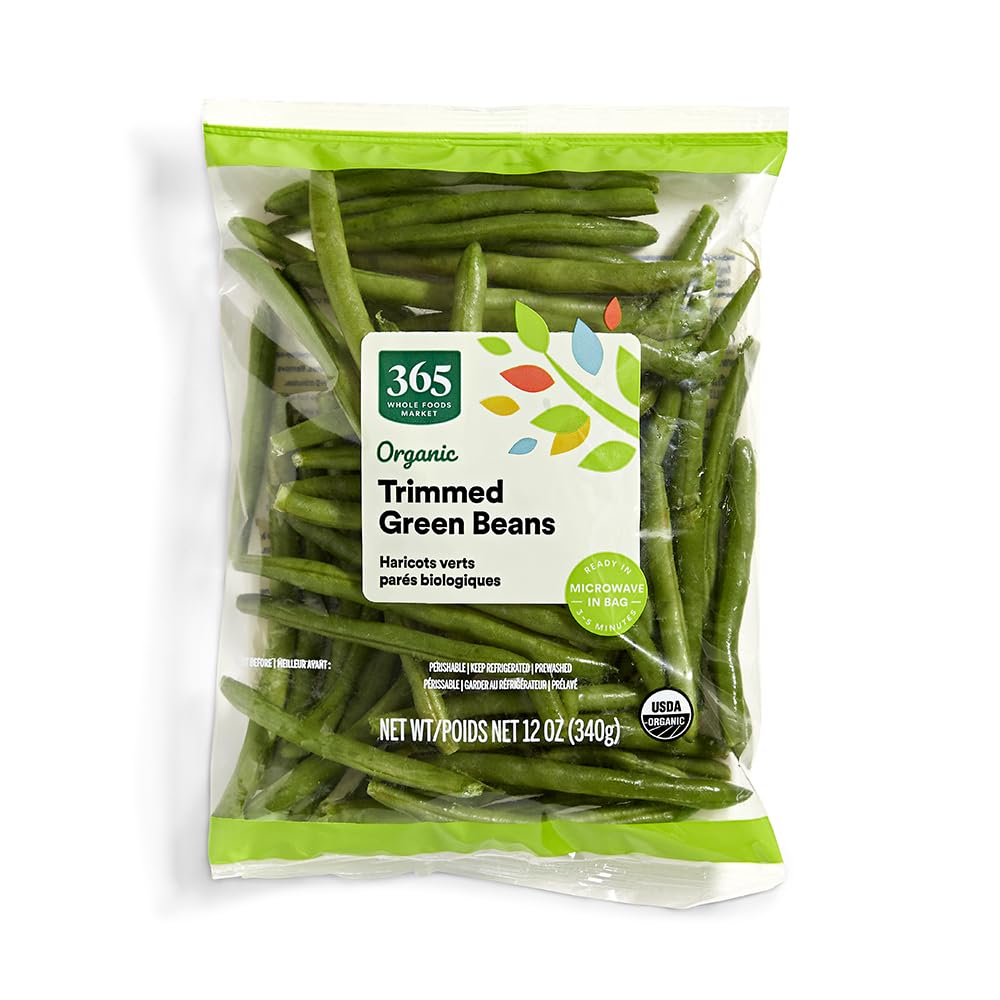365 by Whole Foods Market, Bean Green Microwave Trimmed Organic, 12 Ounce
