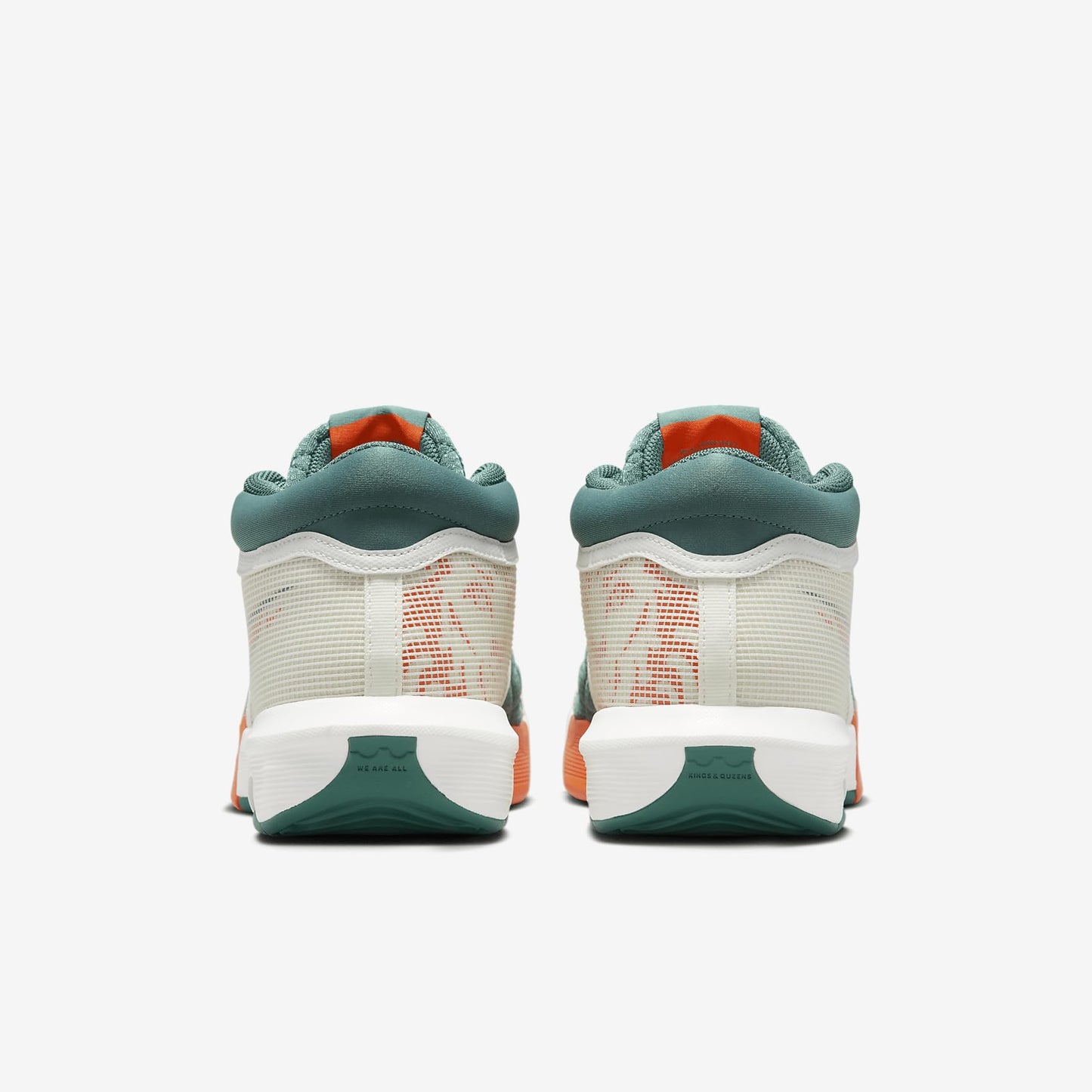 Nike Lebron Witness 8 Basketball Shoes (FB2239-101, SAIL/BICOASTAL/Campfire Orange/Safety Orange) Size 14