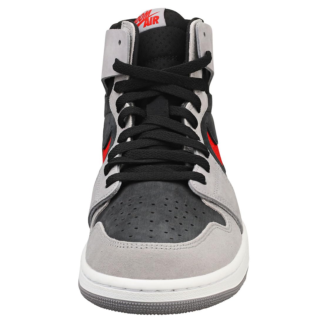 Men's Jordan 1 High Zoom Air CMFT Black/Fire Red-Cement Grey DV1307-060 8.5