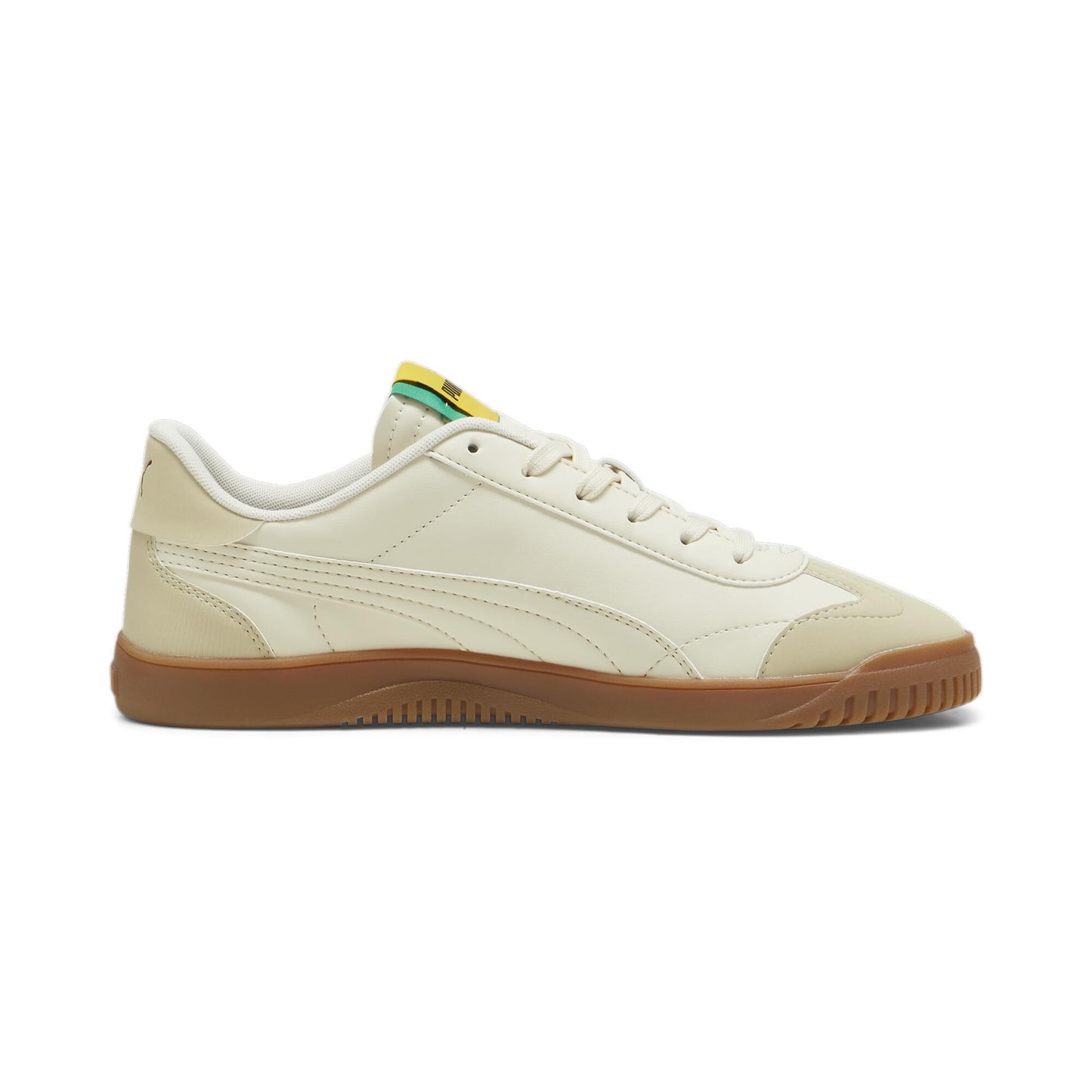 PUMA Mens Club 5v5 Sneaker, Alpine Snow-Archive Green-Putty, 10