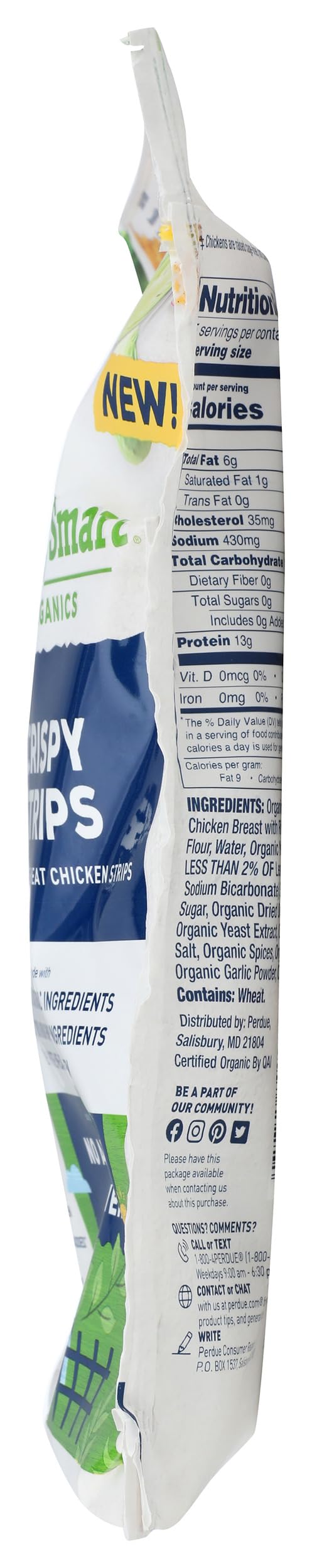 PERDUE Organic Crispy Chicken Breast Strips, 15 OZ