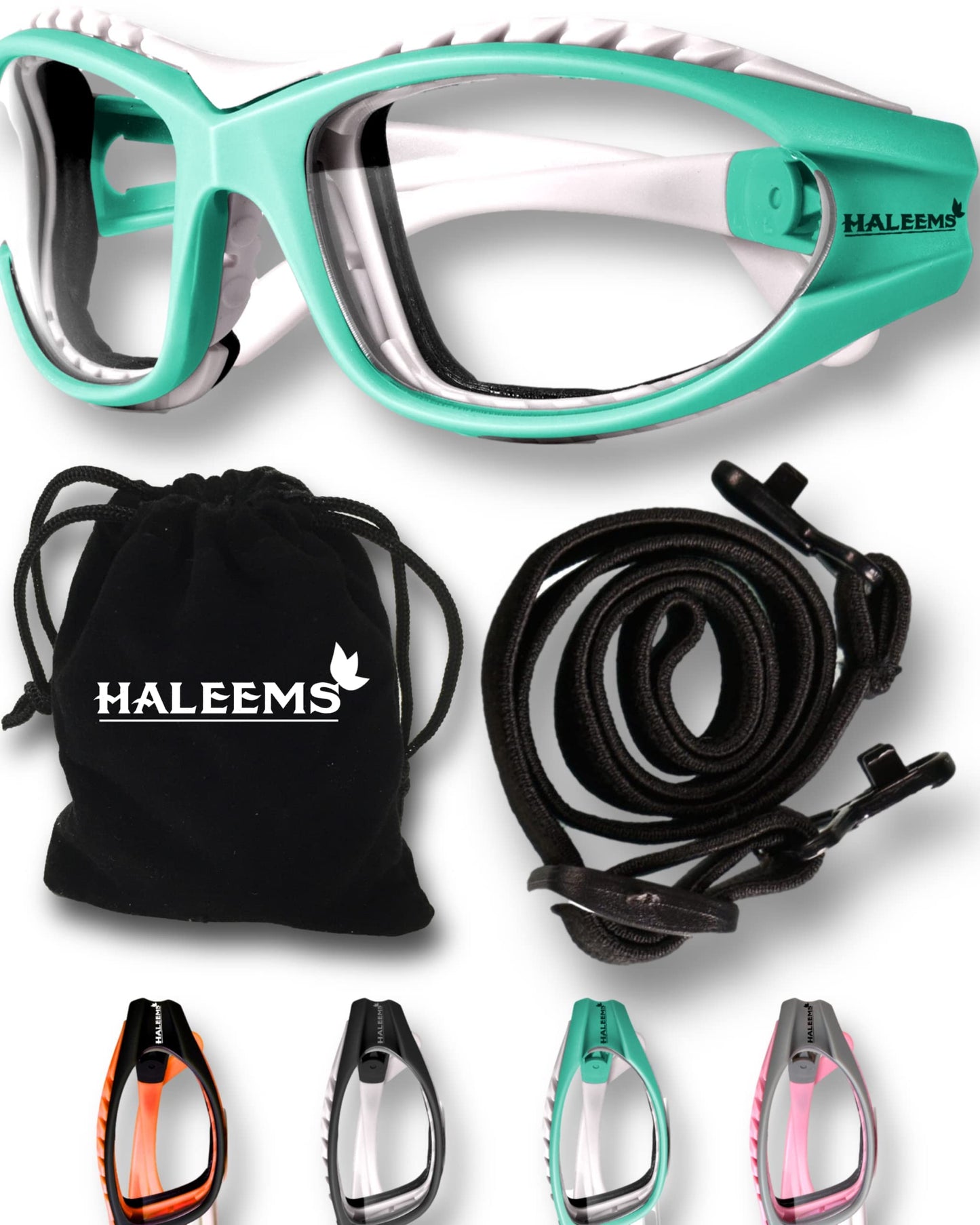 HALEEMS Onion Goggles for Women Cooking - Onion Glasses for Chopping, Anti Fog Anti Scratch Cooking Goggles, One Size Onion Cutting Goggles Fit Men & Women Eye (Green)