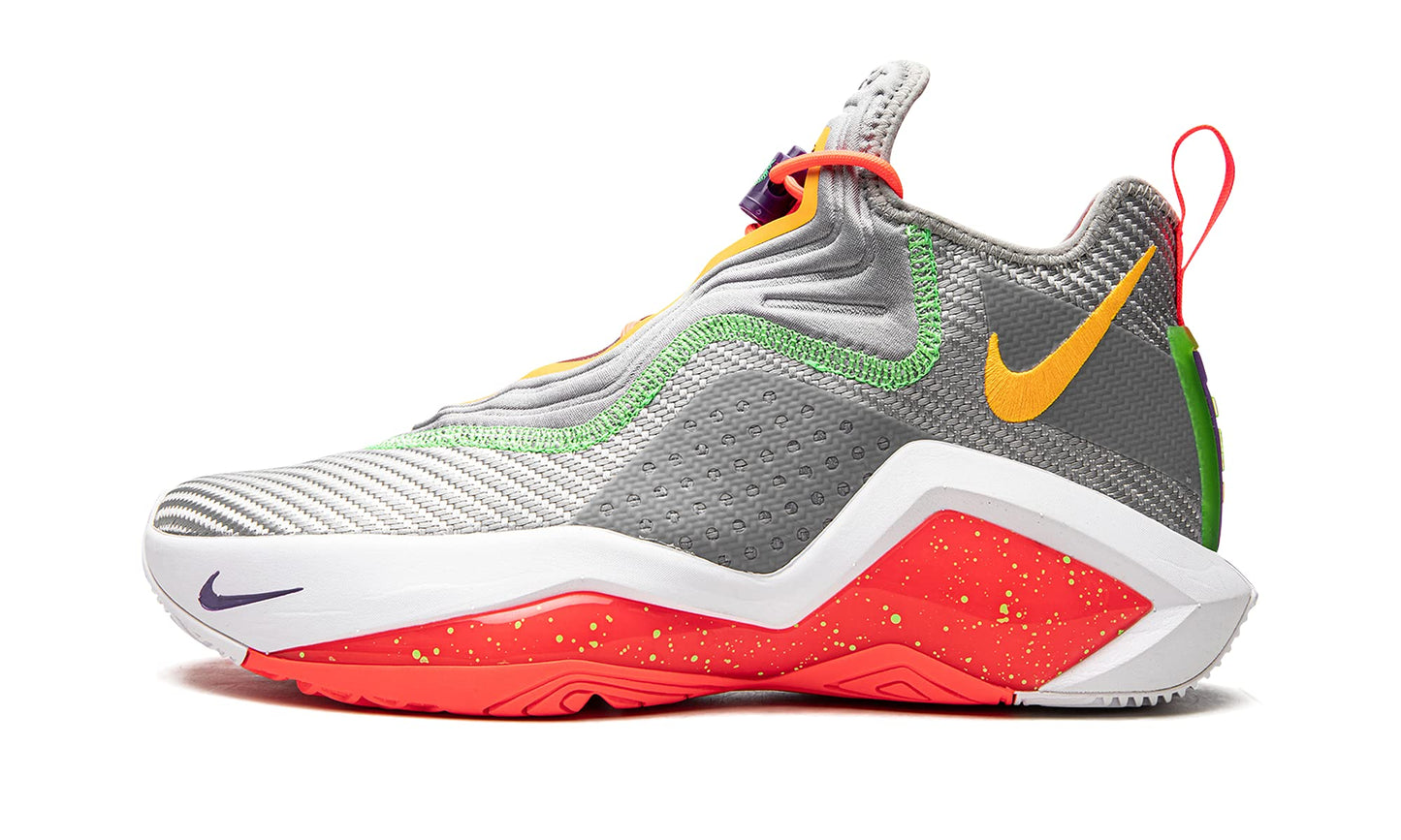 Nike Mens Lebron Soldier XIV 14 Basketball Shoes (Light Smoke Grey/Orange Pulse, US Footwear Size System, Adult, Men, Numeric, Medium, 10)