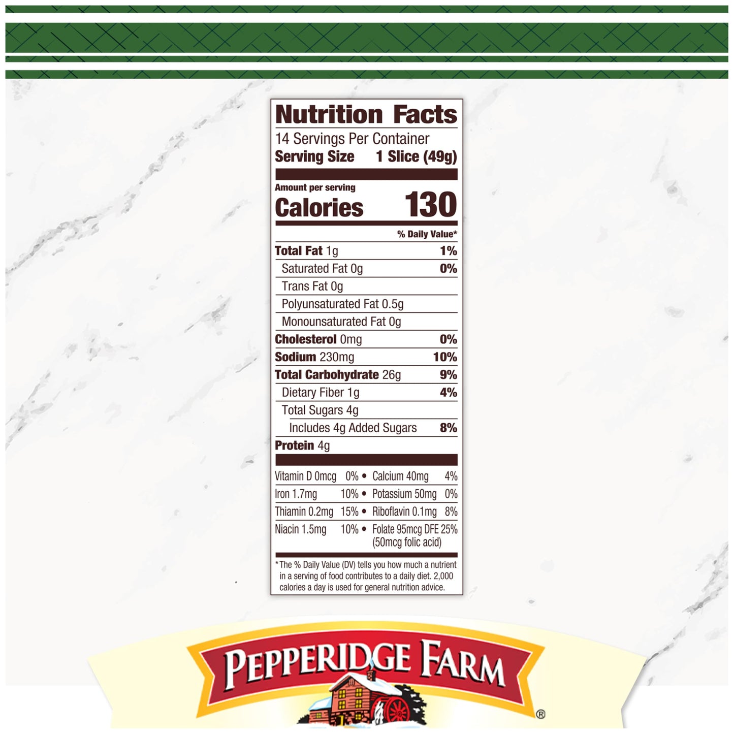 Pepperidge Farm Farmhouse Hearty White Bread, 24 Oz Loaf