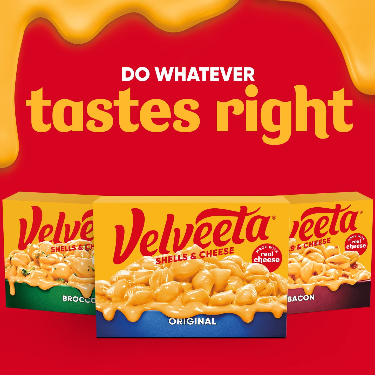 Velveeta Shells & Cheese Original Shell Pasta & Cheese Sauce, 3 ct Pack, 12 oz Boxes