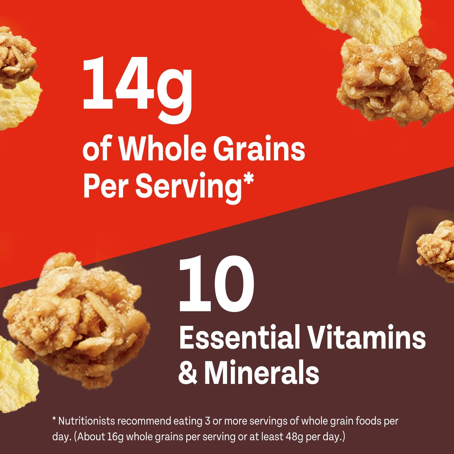 Honey Bunches of Oats Honey Roasted Breakfast Cereal, Honey Oats Cereal with Granola Clusters, 18 OZ Box