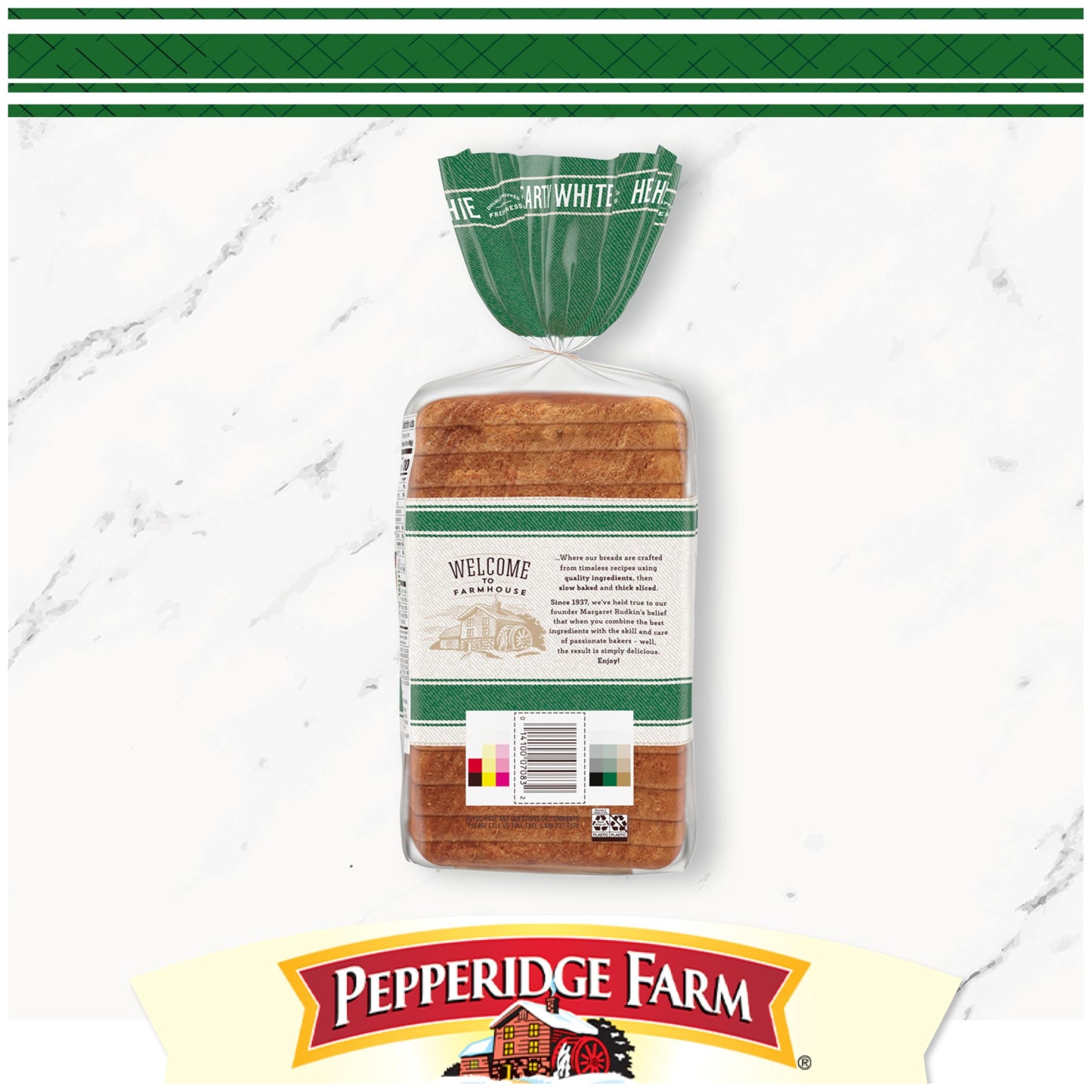 Pepperidge Farm Farmhouse Hearty White Bread, 24 Oz Loaf