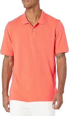 Eshopr Essentials Men's Regular-Fit Cotton Pique Polo Shirt (Available in Big & Tall)