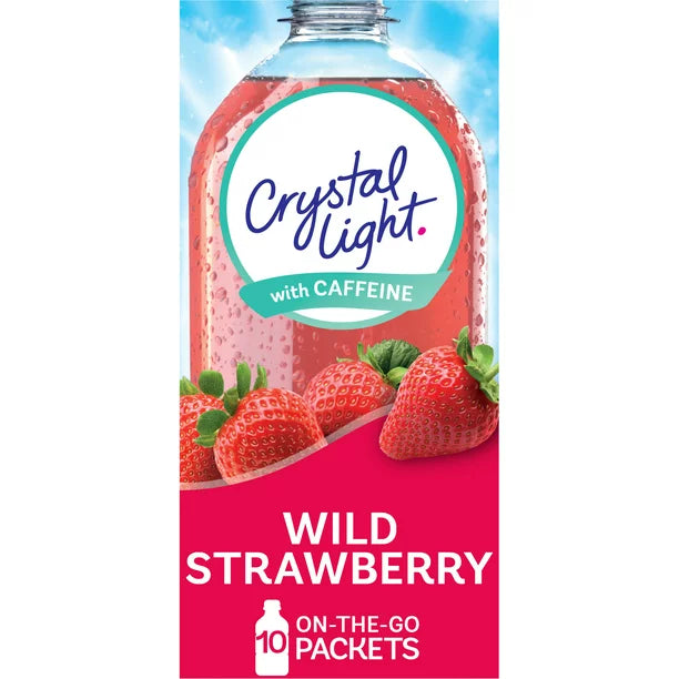 Crystal Light Raspberry Lemonade Sugar Free Drink Mix Singles Caffeine Free,
