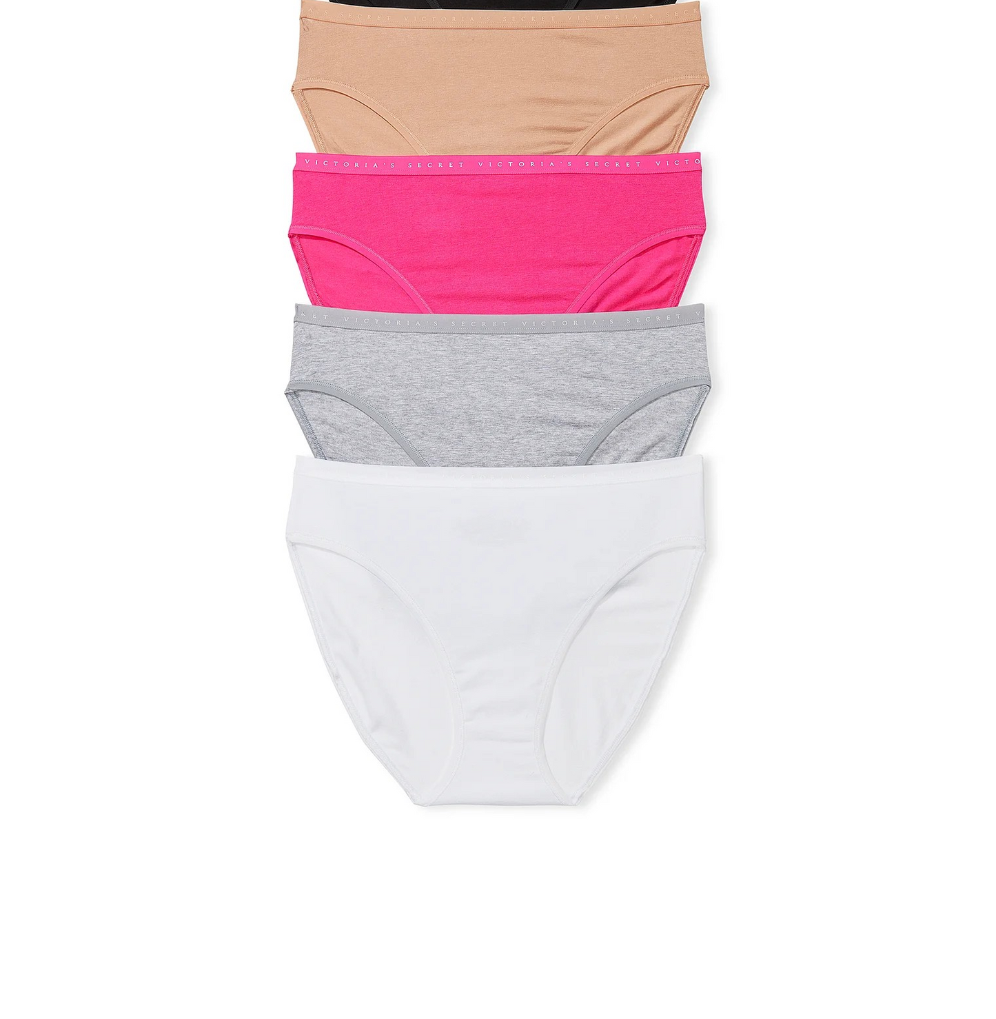 SOLID COLOR WOMEN BRIEF PANTIES 5PCS