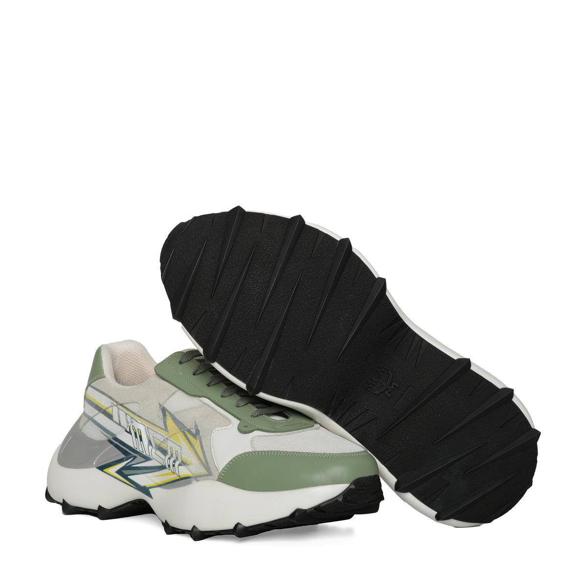 MCM Men&#39;s Skystream Sneakers in MCMotor Leather