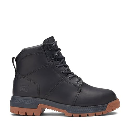 Timberland PRO Men's Montauk 6 Inch Steel Safety Toe Industrial Work Boot, Black/Gum, 11