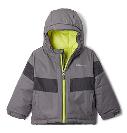 Columbia Youth Boys Lightning Lift II Jacket, City Grey/Shark, XX-Small