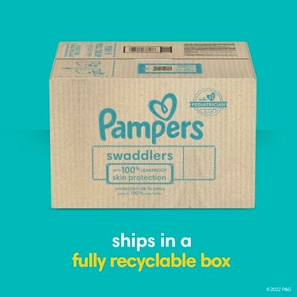 Pampers Swaddlers Diapers - Size 6, One Month Supply (108 Count), Ultra Soft Disposable Baby Diapers