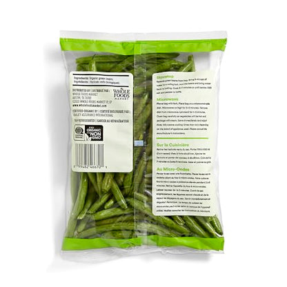365 by Whole Foods Market, Bean Green Microwave Trimmed Organic, 12 Ounce