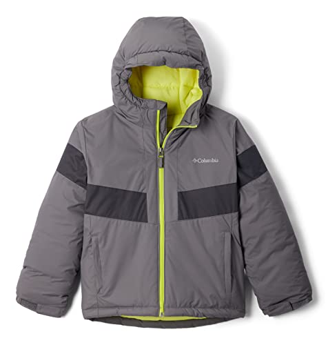 Columbia Youth Boys Lightning Lift II Jacket, City Grey/Shark, XX-Small