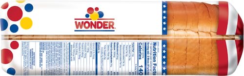 Wonder Bread Classic White Sandwich Bread, Sliced White Bread, 20 Oz Loaf