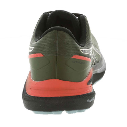 ASICS Men's GT-1000 13 Trail Running Shoes, Nature Bathing/RED Snapper