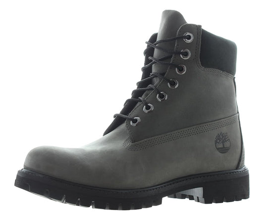 Timberland Men's 6 Inch Premium Boot Fashion, Medium Grey Nubuck,