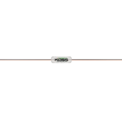 Koss CL5i Clear Transparent On-Ear Headphones, in-Line Microphone and Remote, Retro Style, 3.5mm Plug