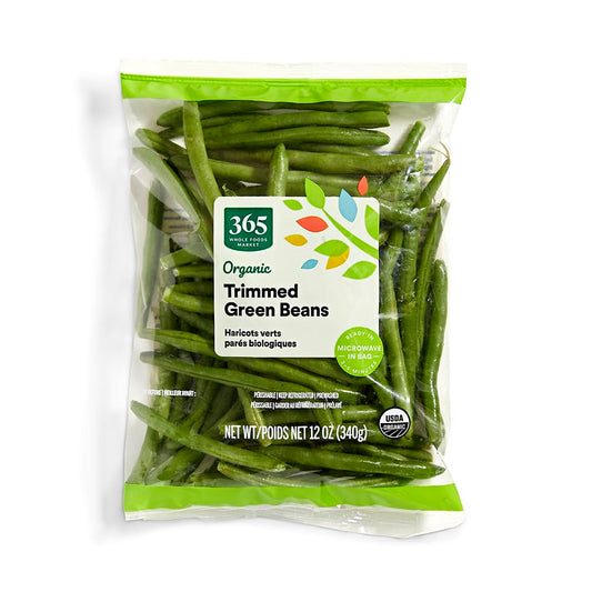 365 by Whole Foods Market, Bean Green Microwave Trimmed Organic, 12 Ounce