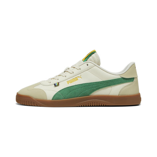 PUMA Mens Club 5v5 Sneaker, Alpine Snow-Archive Green-Putty, 10