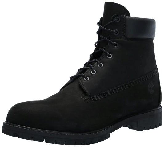 Timberland Men's 6" Premium Waterproof Boot, Black Nubuck-New 2024, 10