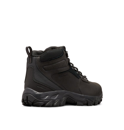 Columbia Mens Newton Ridge Plus II Waterproof Hiking Boot, Black/Black