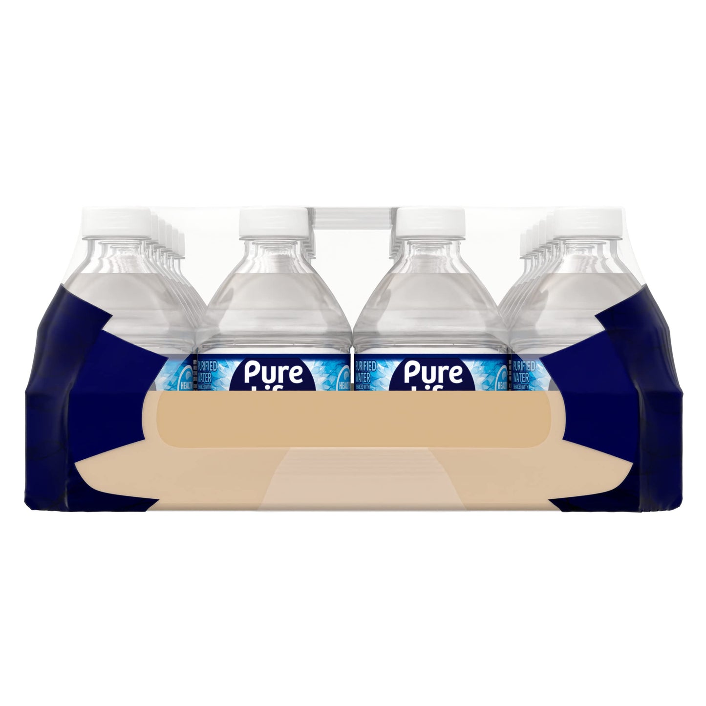 Pure Life Purified Water Bottles, 24 Pack - Still Bottled Water Enhanced with Minerals for a Crisp Taste, Plastic Bottles - 8 Fl Oz