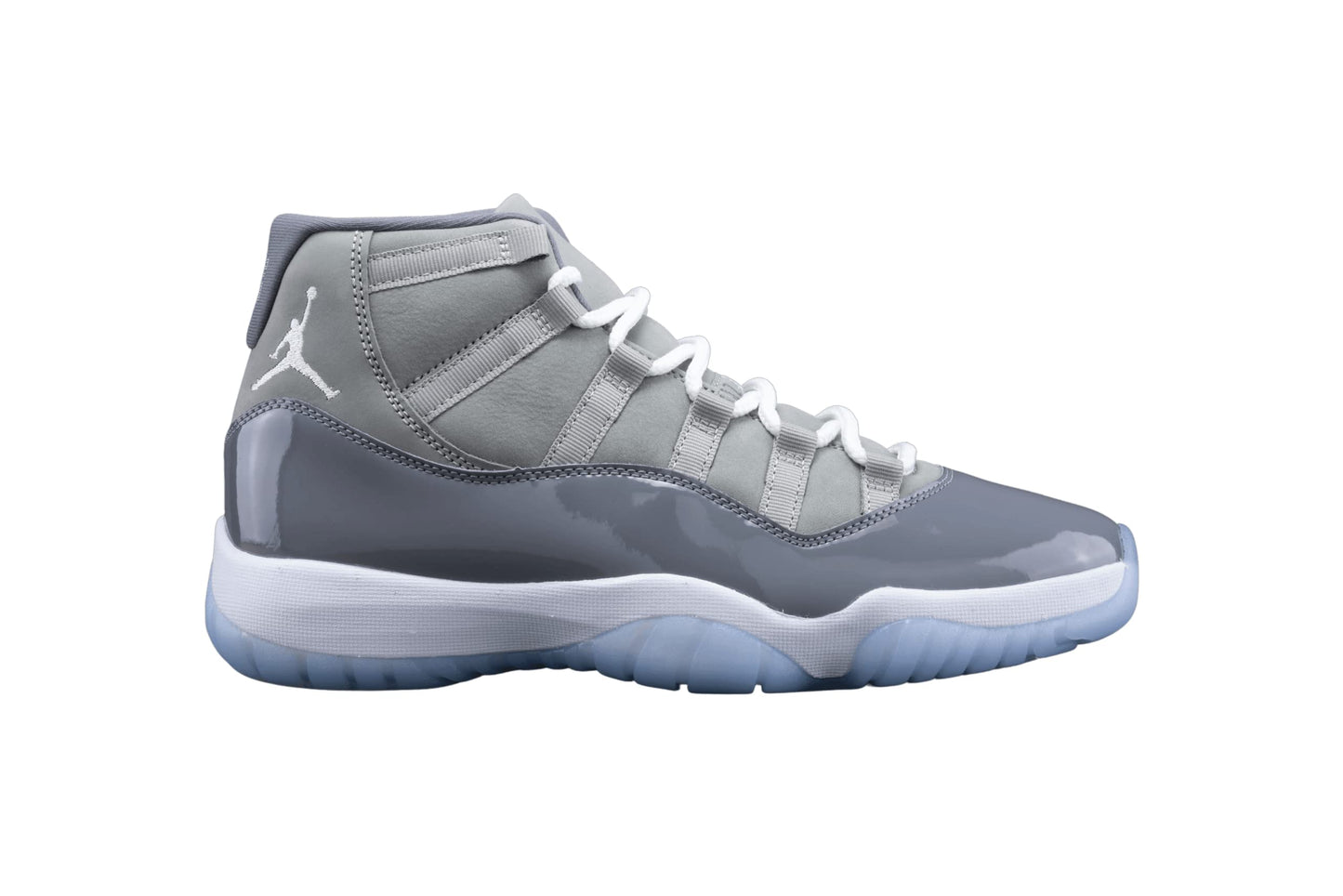 Nike mens Jordan 11 Retro shoes, Medium Grey/White-cool Grey, 9