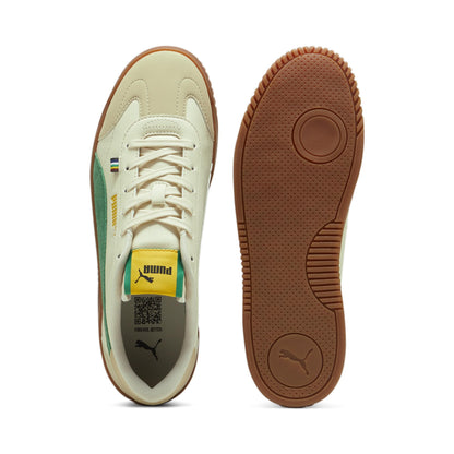 PUMA Mens Club 5v5 Sneaker, Alpine Snow-Archive Green-Putty, 10