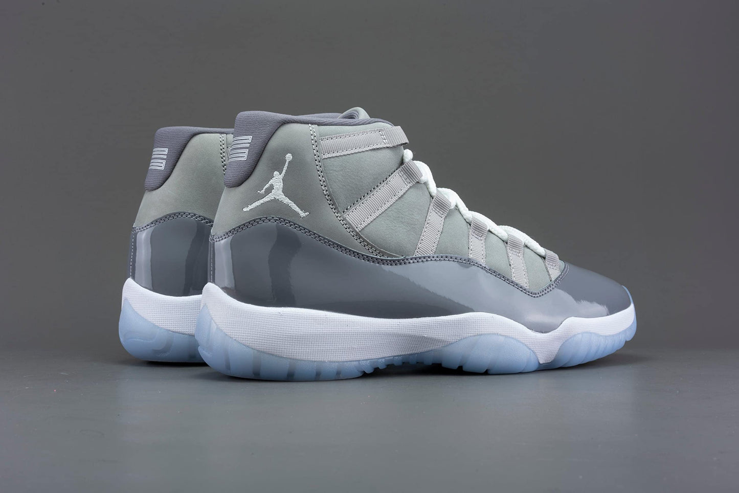 Nike mens Jordan 11 Retro shoes, Medium Grey/White-cool Grey, 9