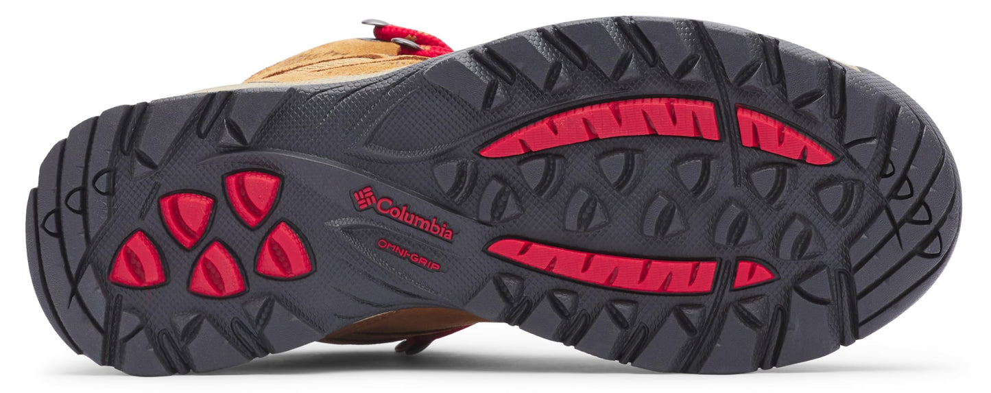 Columbia Women's Newton Ridge Plus Waterproof Amped, Elk/Mountain Red,