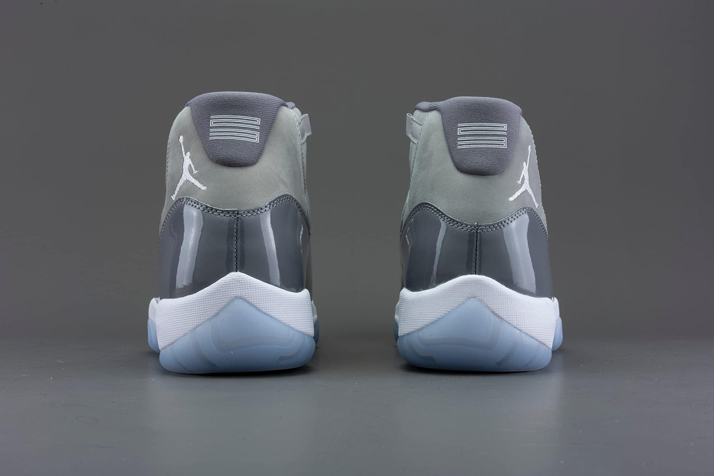 Nike mens Jordan 11 Retro shoes, Medium Grey/White-cool Grey, 9