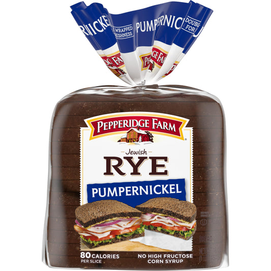 Pepperidge Farm Jewish Pumpernickel Dark Pump Bread, 16 Oz. Loaf