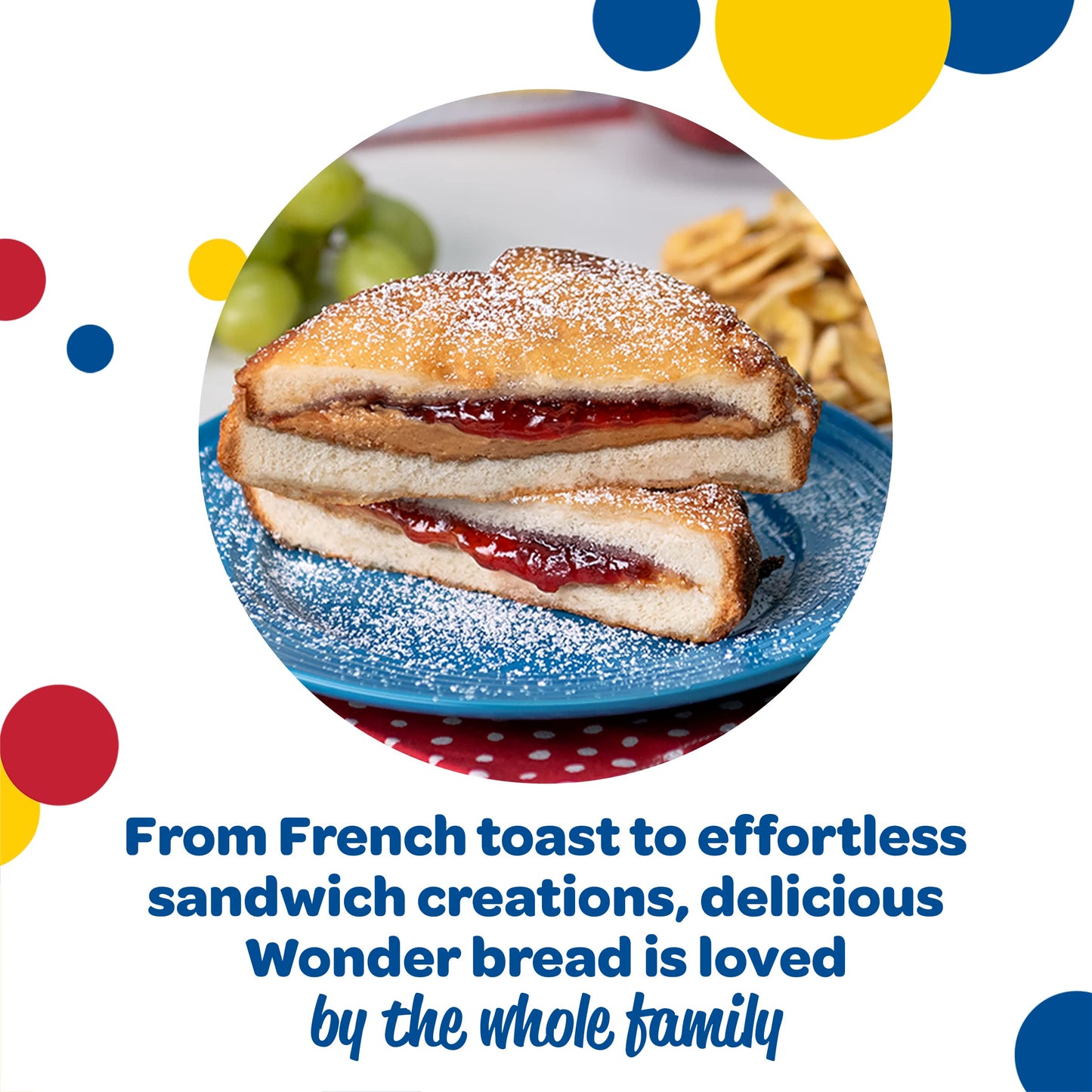 Wonder Bread Classic White Sandwich Bread, Sliced White Bread, 20 Oz Loaf